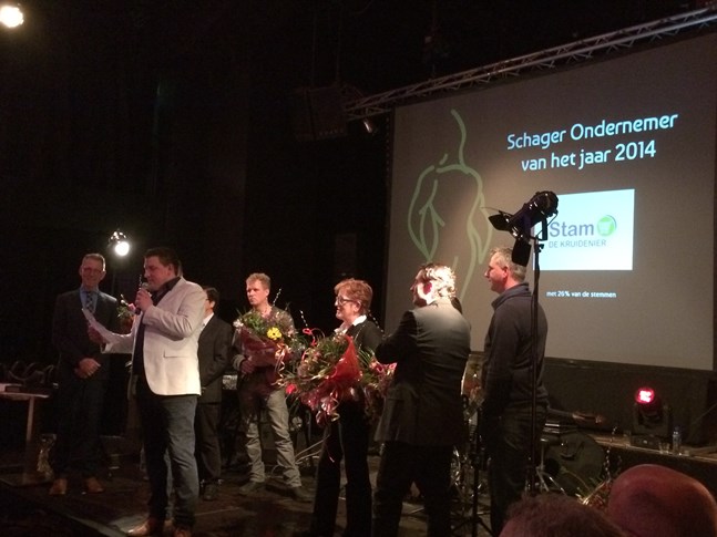 Kruidenier Stam uit Schagen is ondernemer van het jaar 2014!