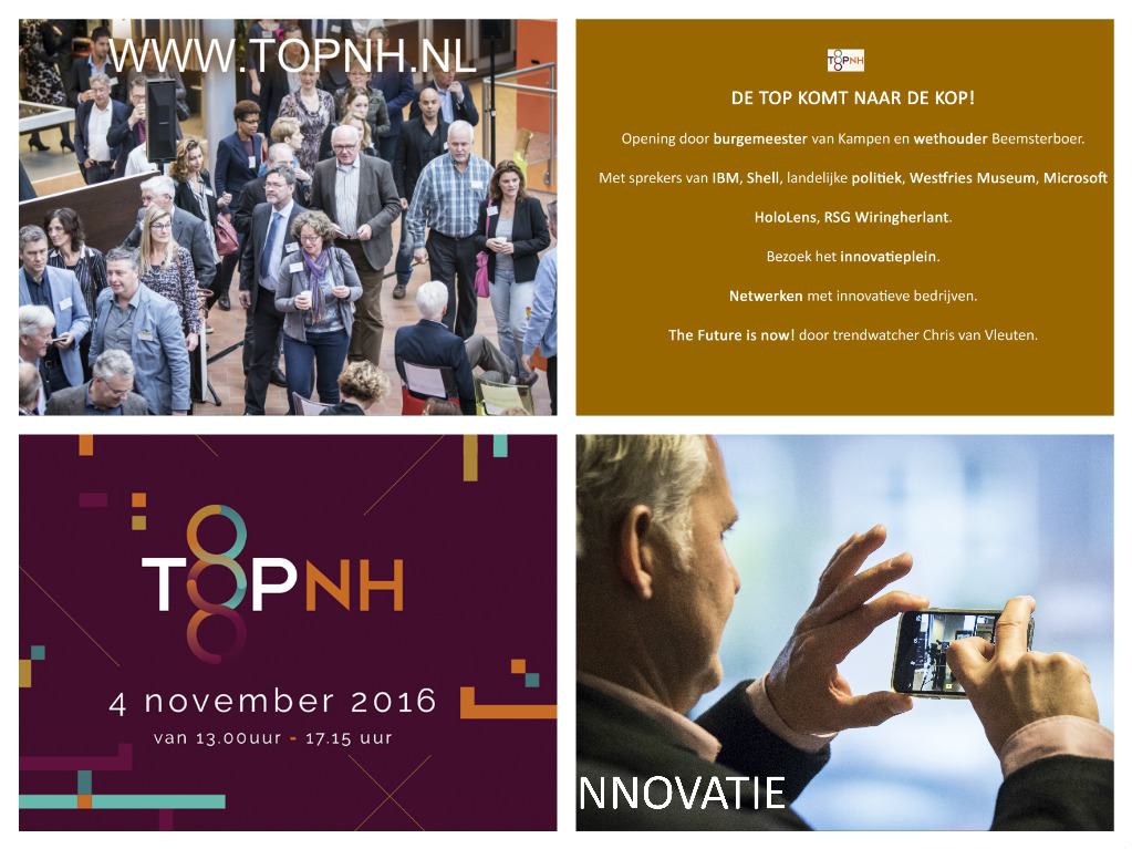 The future is now! in de kop van Noord-Holland_Congres op 4 november