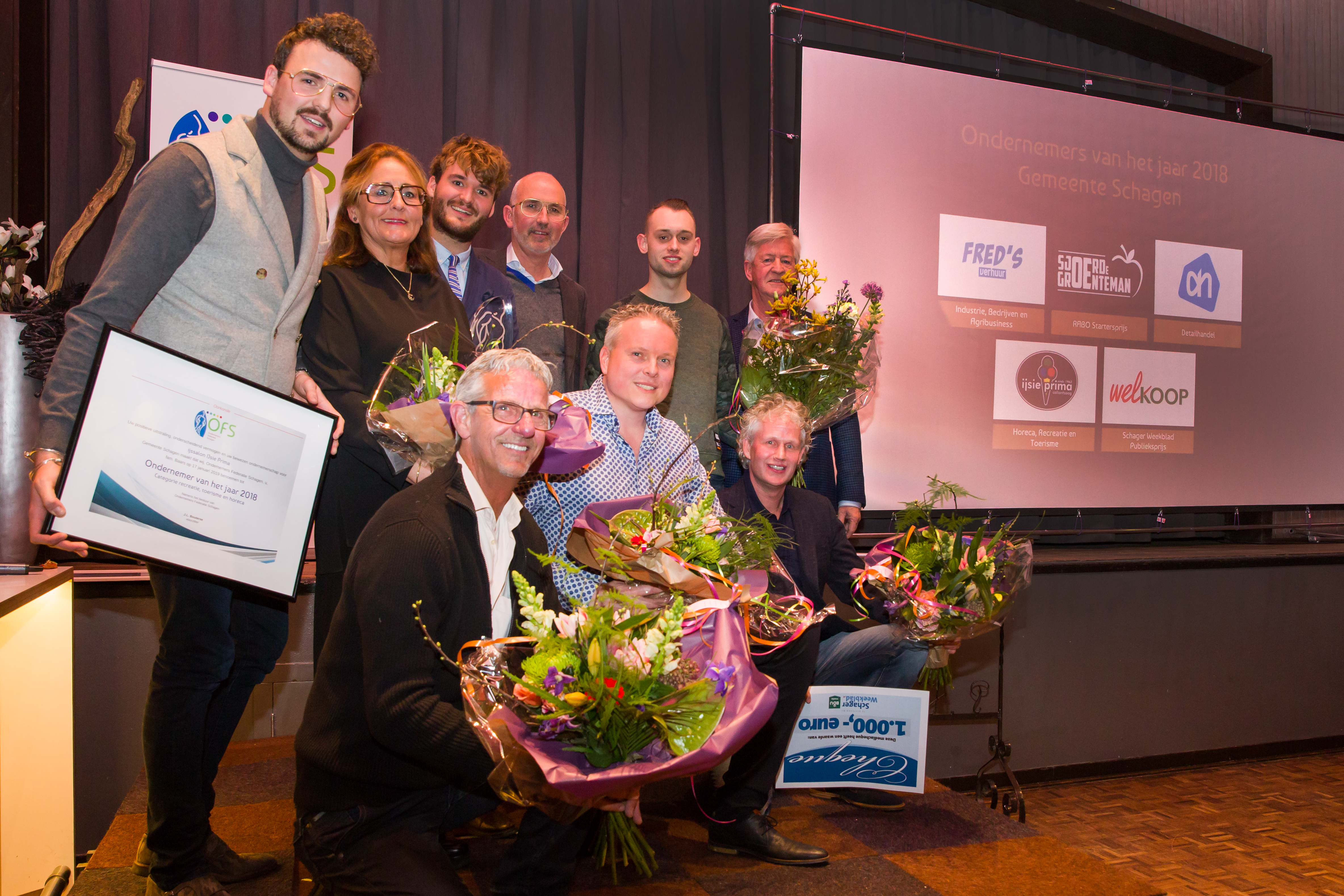 Dé ondernemers van 2018 uit de gemeente Schagen zijn bekend!