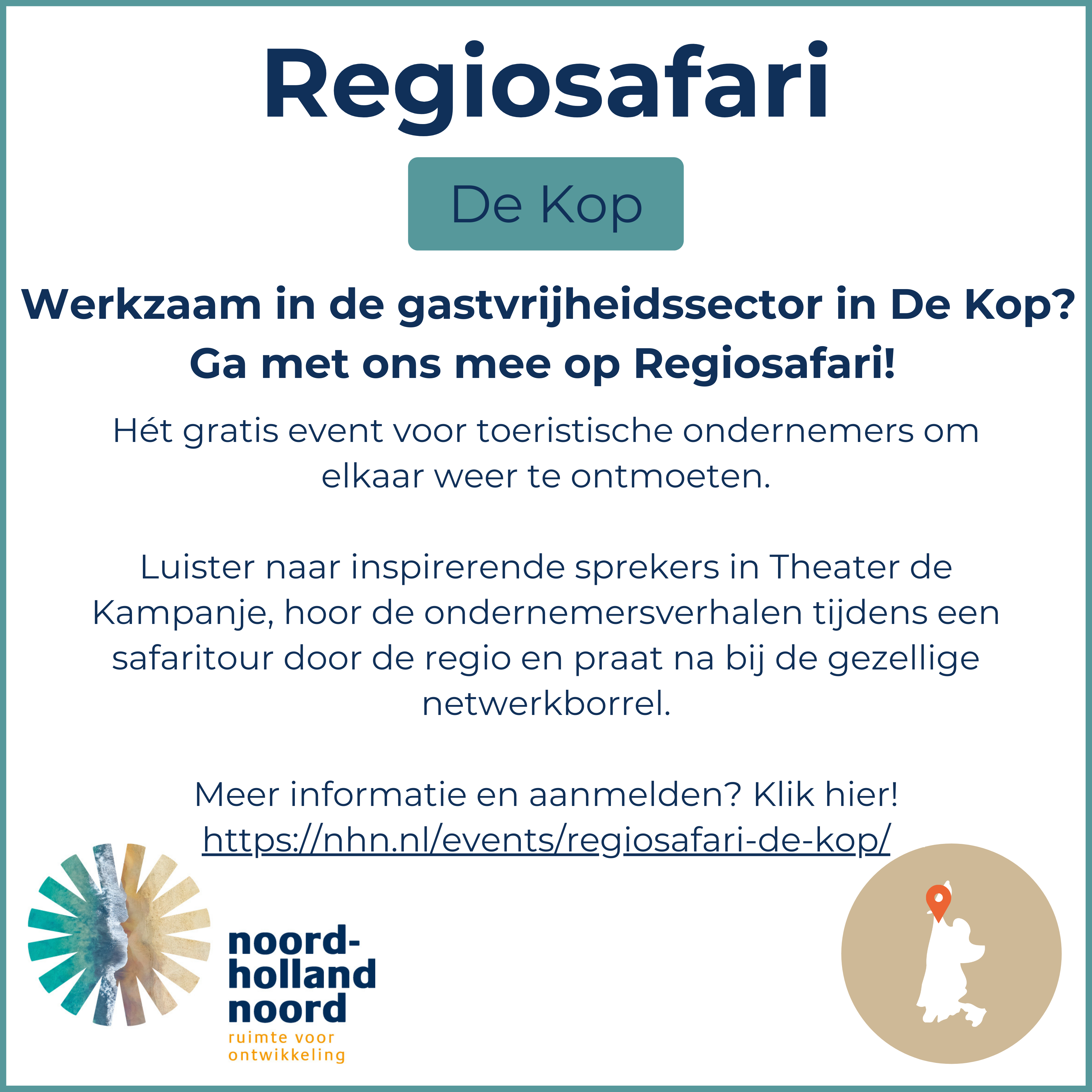 Eerste editie van de Regiosafari: De Kop (mét Texel)!