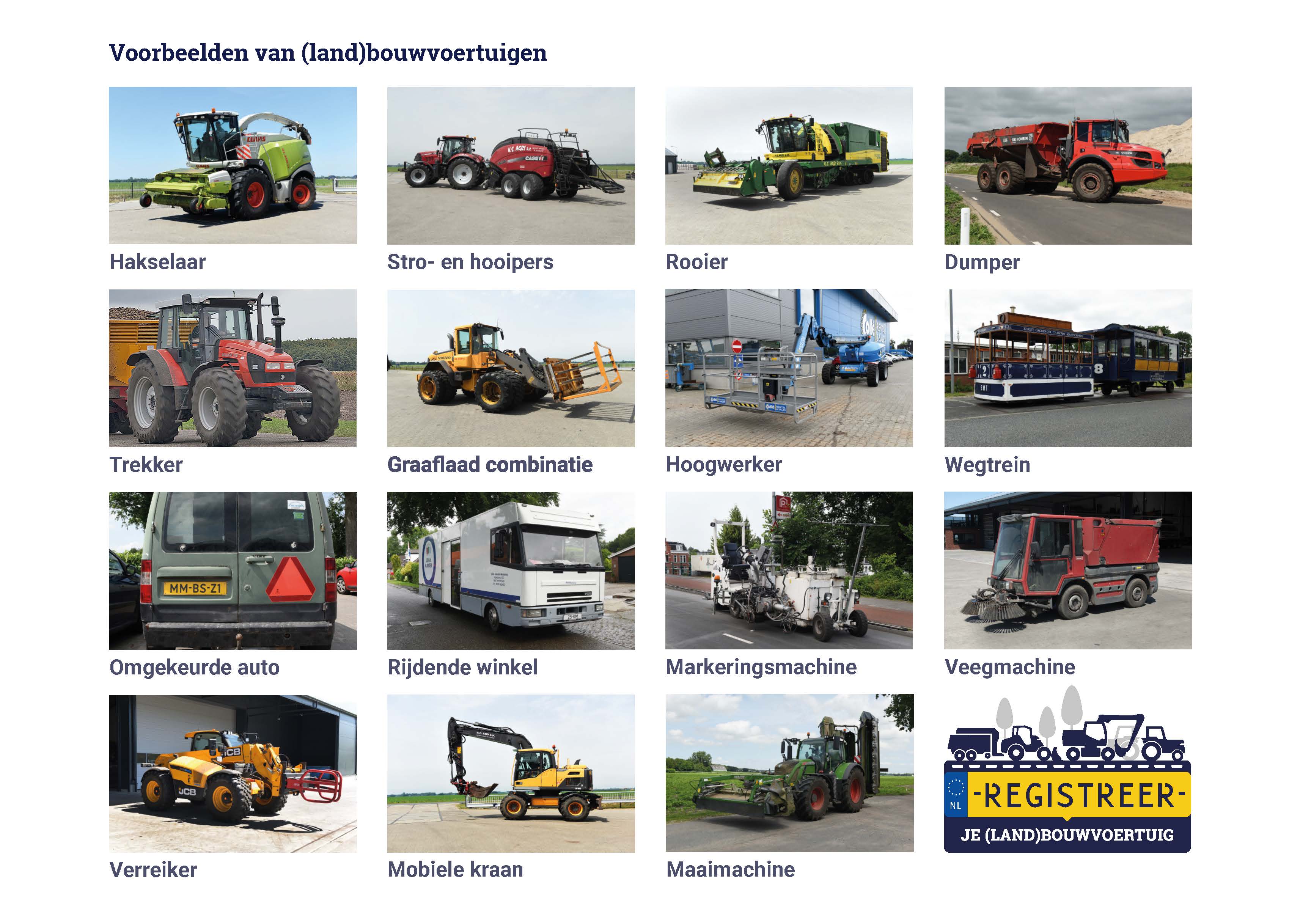 RDW roept eigenaren (land)bouwvoertuigen op om snel te registreren