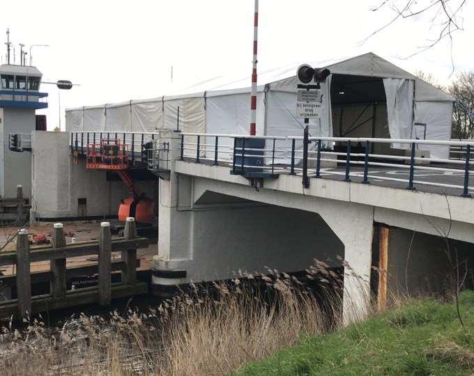Stolperbasculebrug afgesloten van 9 september t/m 2 oktober 2022 