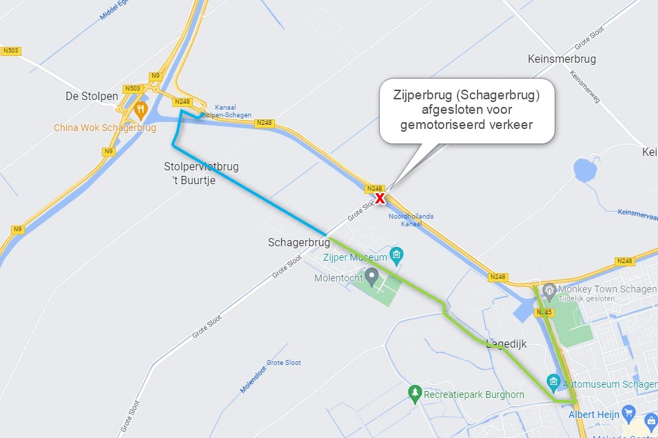 Vooraankondiging werkzaamheden Zijperbrug (Schagerbrug) – Schagen