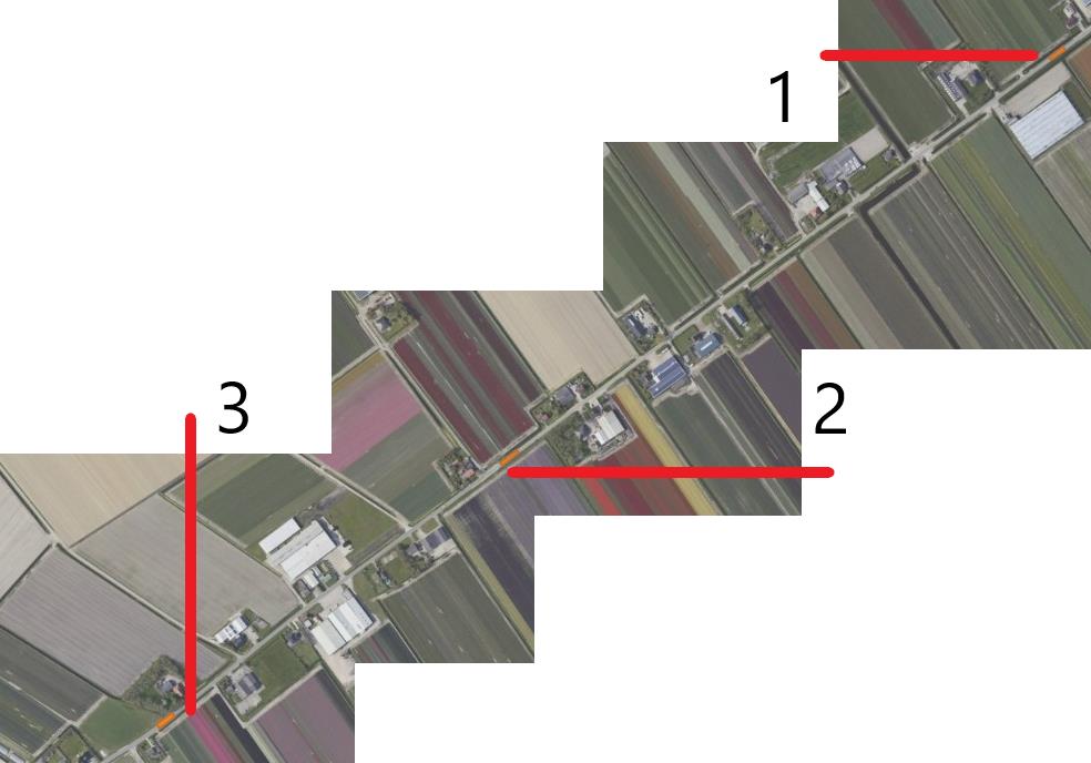 Aanbrengen drie drempels Bosweg 't Zand - 22 februari