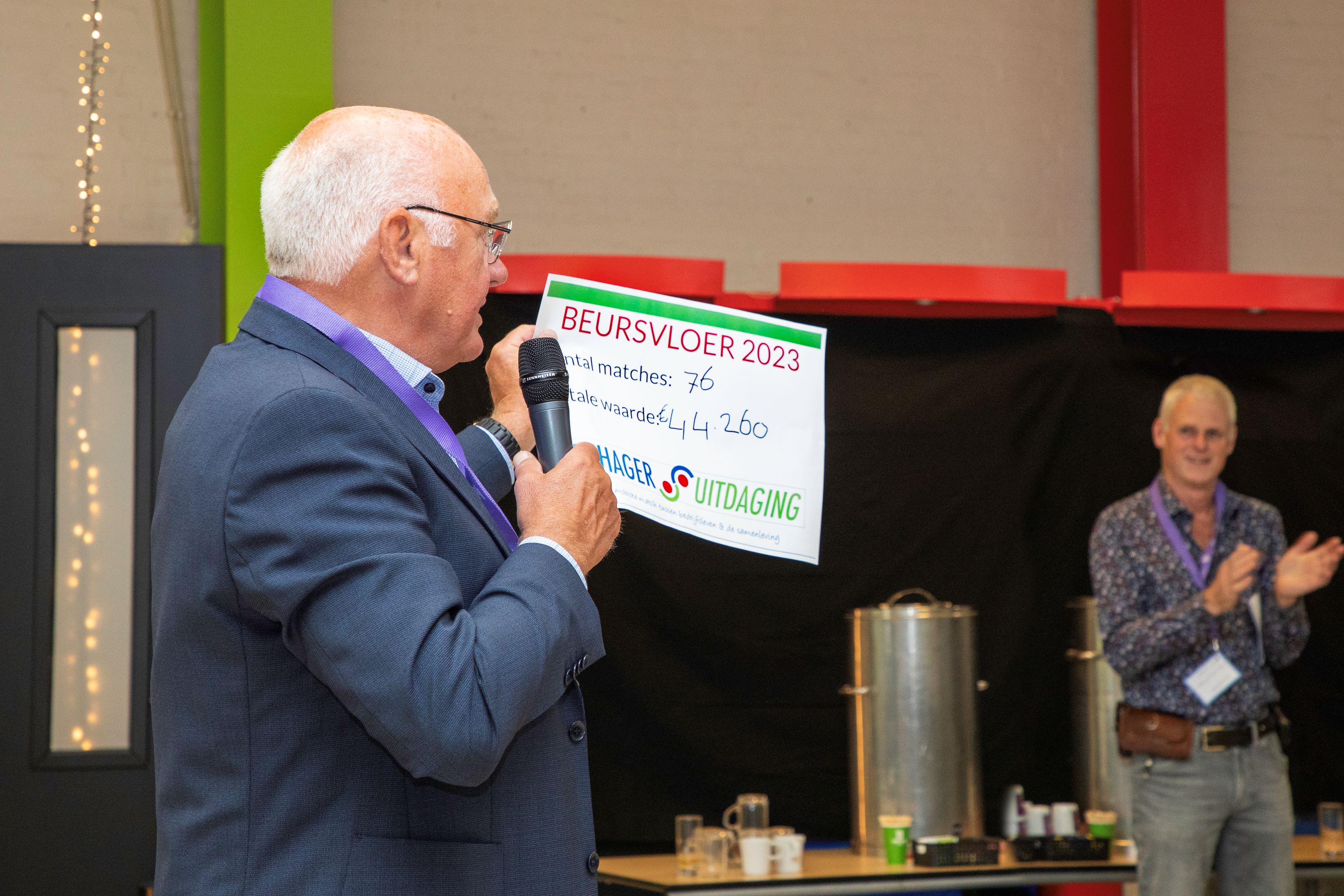 Recordaantal matches tijdens Beursvloer Schager Uitdaging bij Regius College