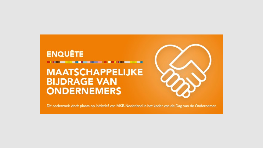 Enquête Maatschappelijke bijdrage van ondernemers