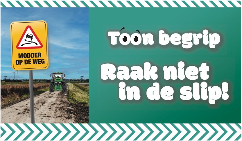 Toon begrip raak niet in de slip