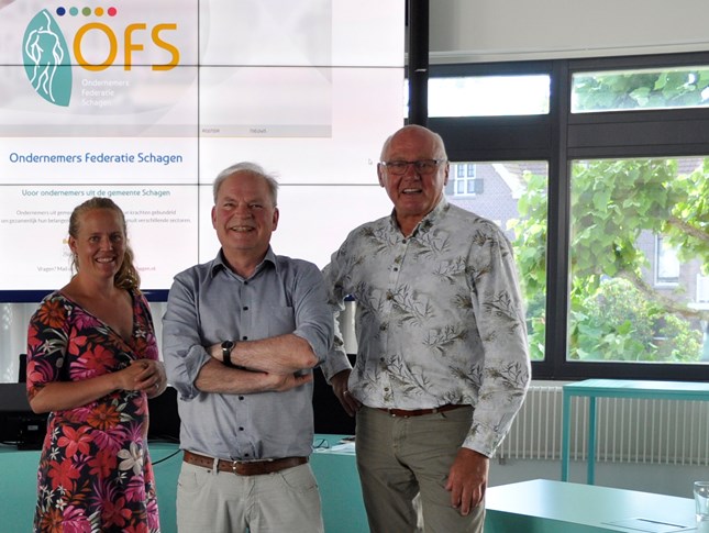 Maike Zijp, Kees Mosch en Henk van Zanten