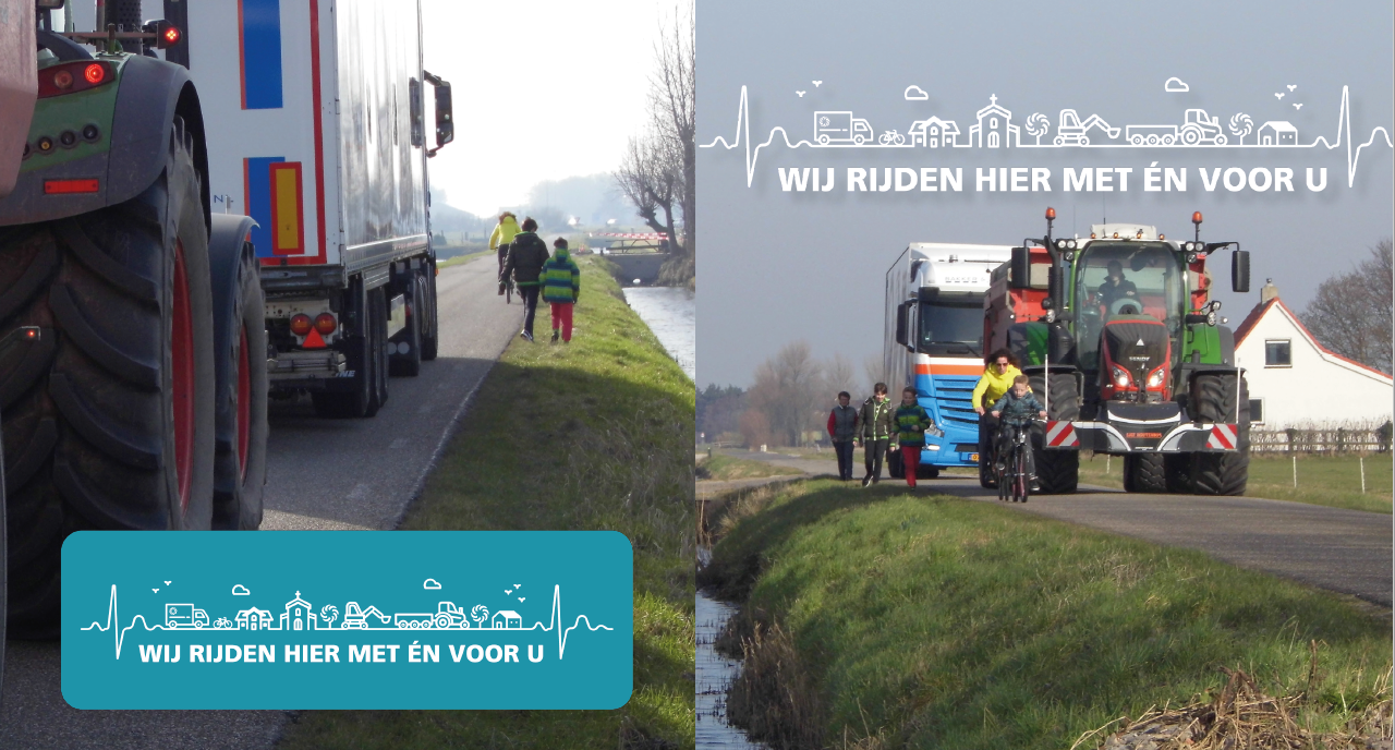 Campagne 'Wij rijden hier met én voor u'