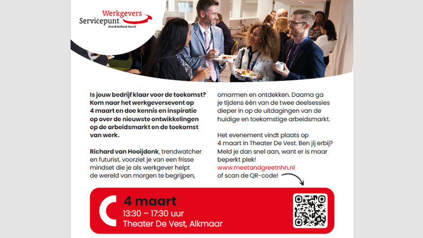 UITNODIGING werkgeversevent, 4 maart
