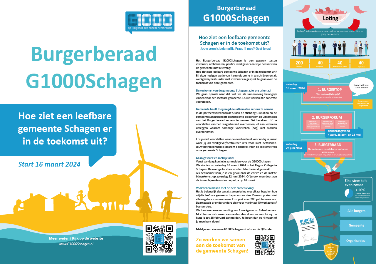 Werkgevers gezocht voor Burgerberaad gemeente Schagen