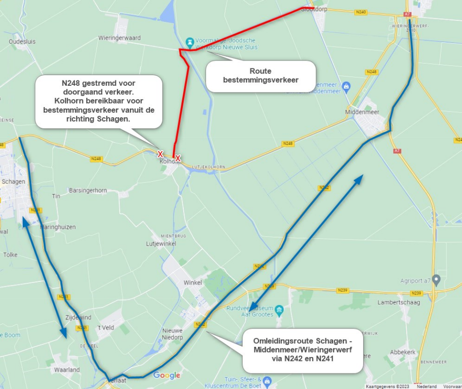 Werkzaamheden kruising N248 Waardpolderhoofdweg