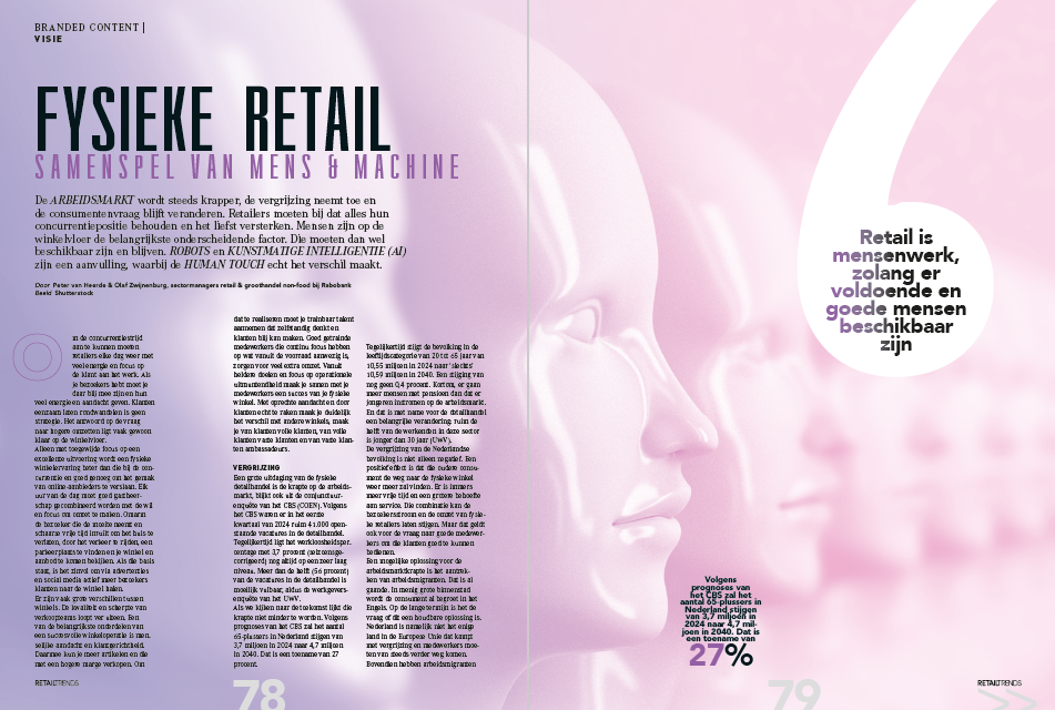 Fysieke retail: Samenspel van Mens en Machine?