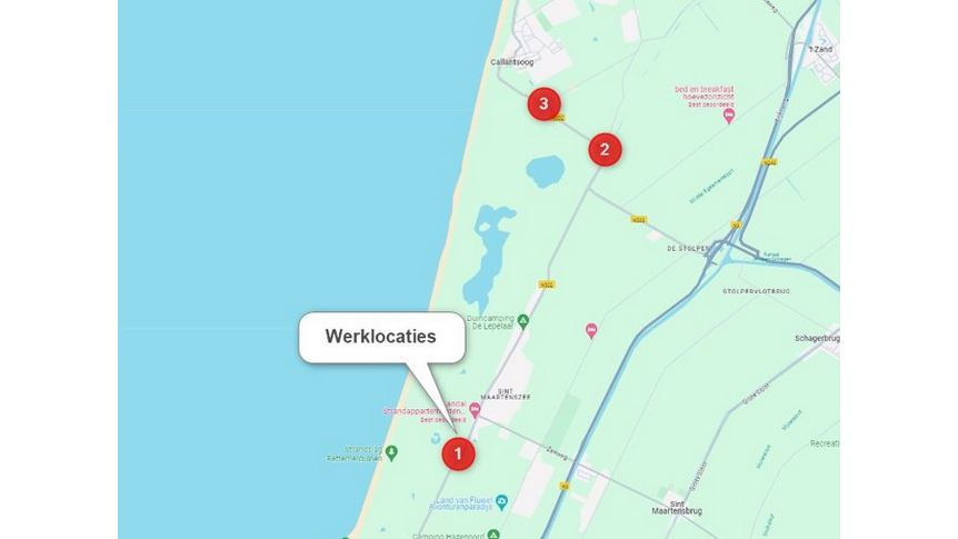 Deel N502 Westerduinweg en Zuidschinkeldijk afgesloten tussen 23.00 uur en 05.00 uur
