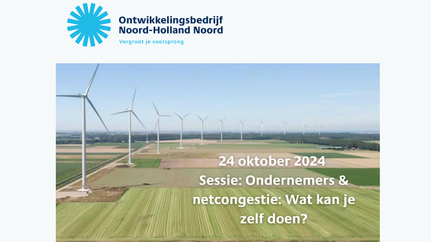 Uitnodiging community sessie ‘Netcongestie, wat kan je zelf doen?’