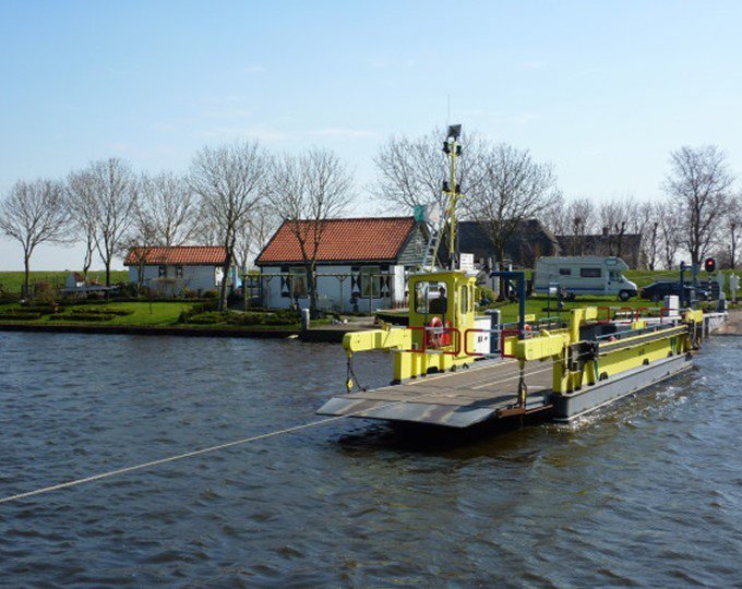 Pontveer Westeinde van 12 t/m 14 november uit de vaart in verband met werkzaamheden