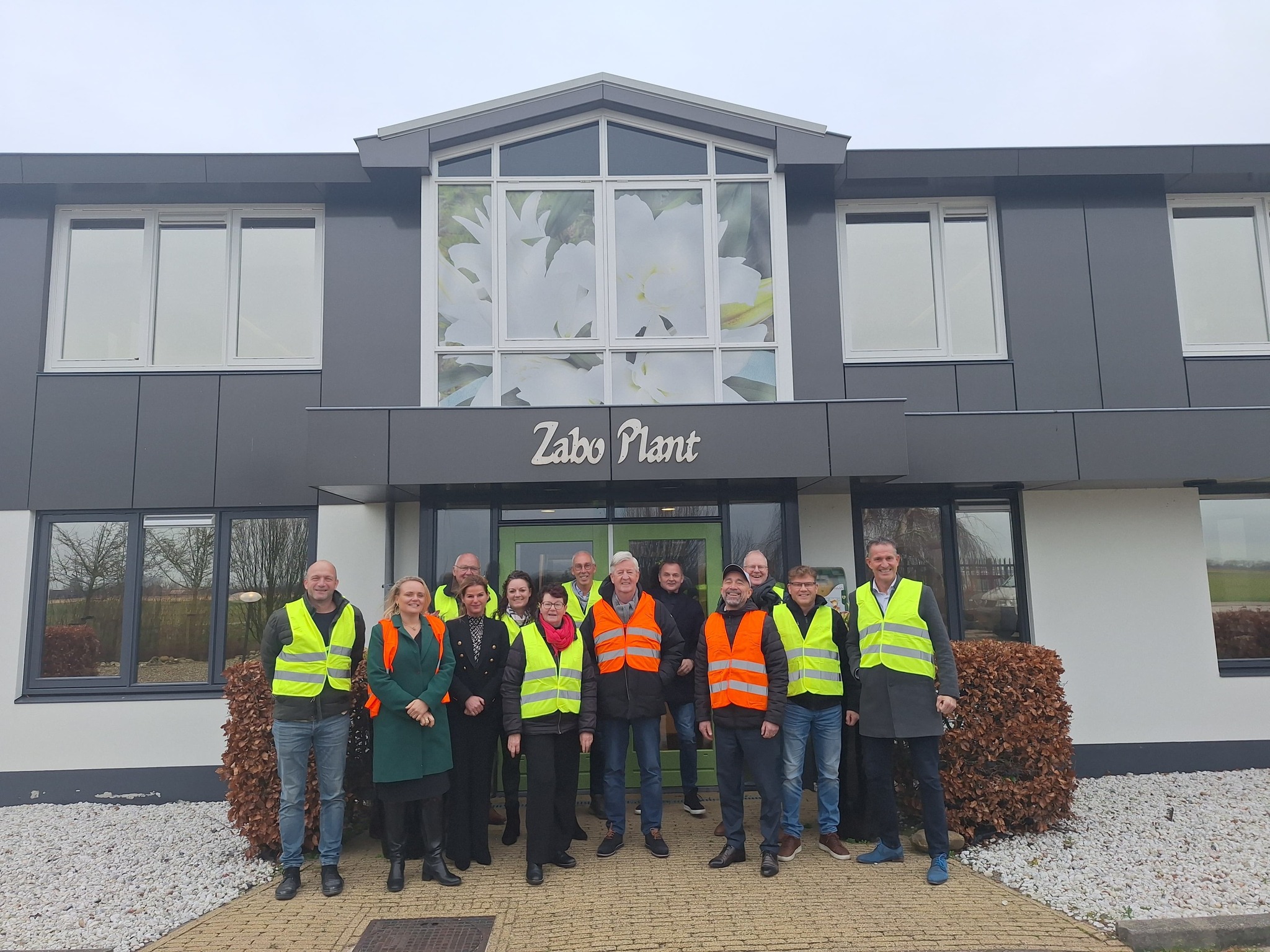 Kwartaaloverleg met college bij Zabo Plant