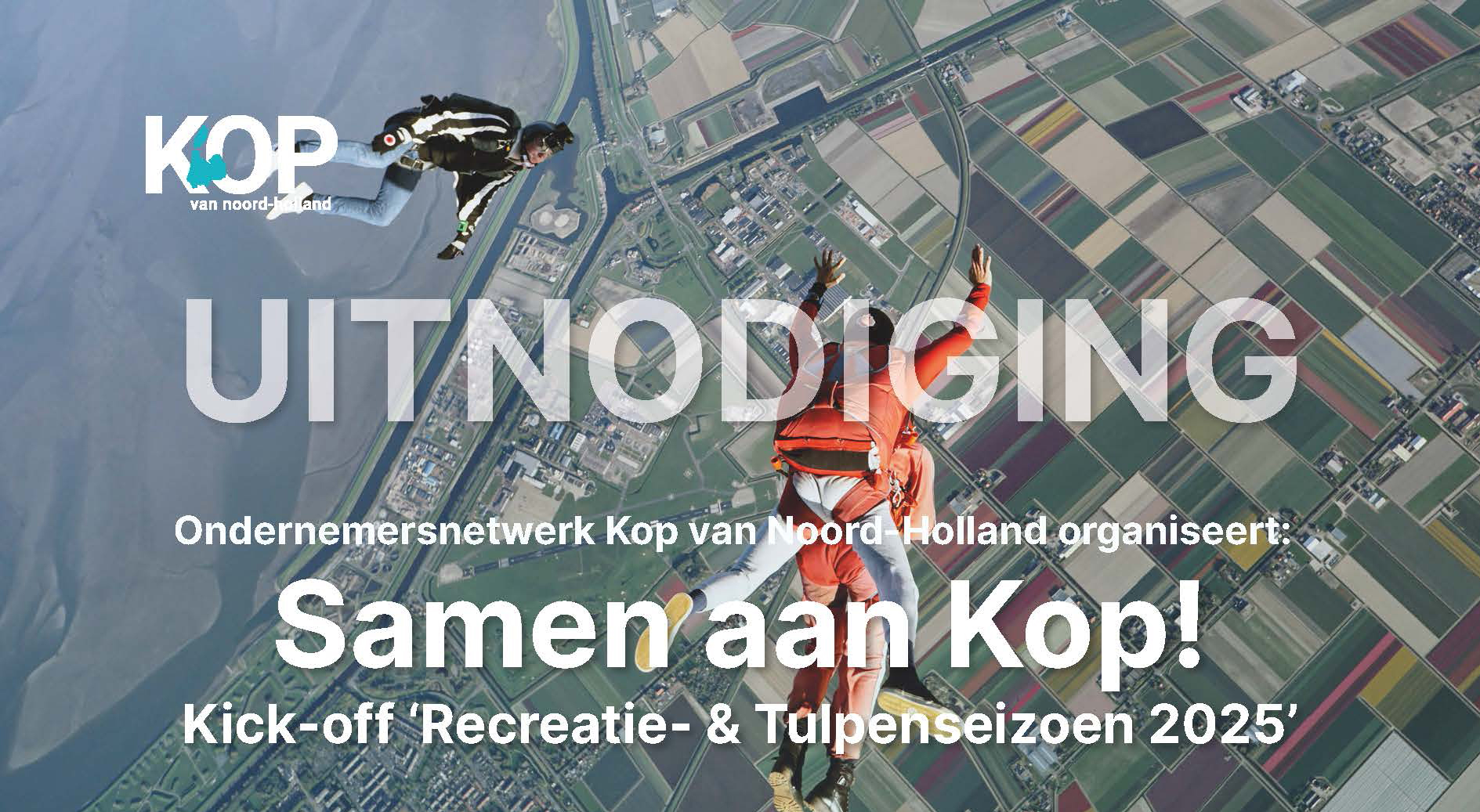 UITNODIGING - Kick-off Recreatie- en Tulpenseizoen 2025 'Samen aan Kop!'