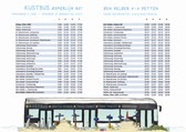 Flyer Kustbus 2025 A4 timetable