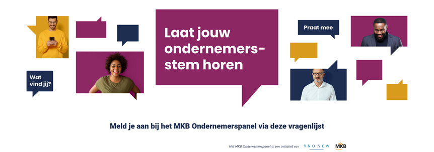 MKB Ondernemerspanel – Samen maken we Nederland ondernemersvriendelijker