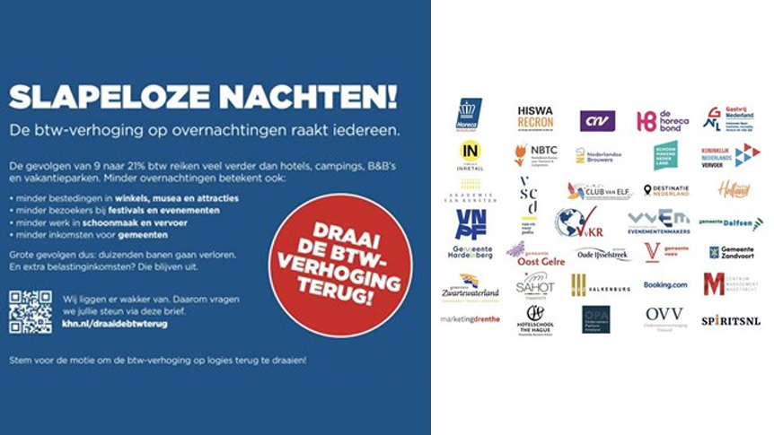 Slapeloze nachten! De btw verhoging raakt iedereen.