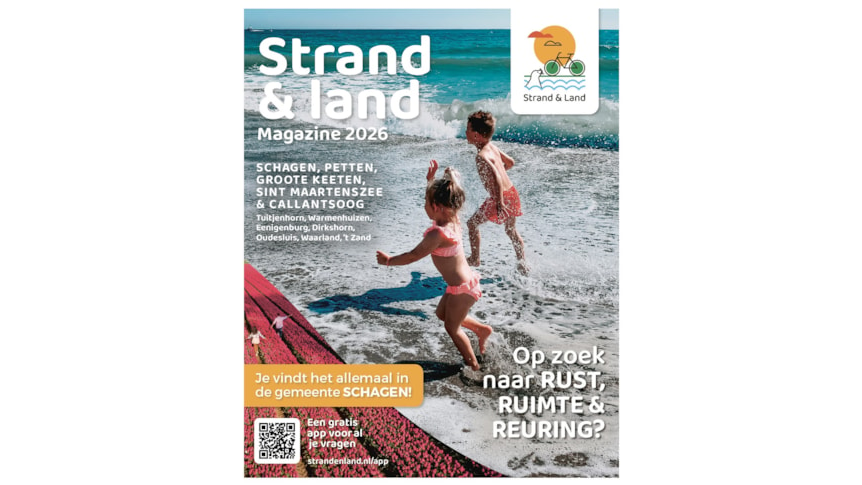 Toeristische magazine van gemeente Schagen is er weer