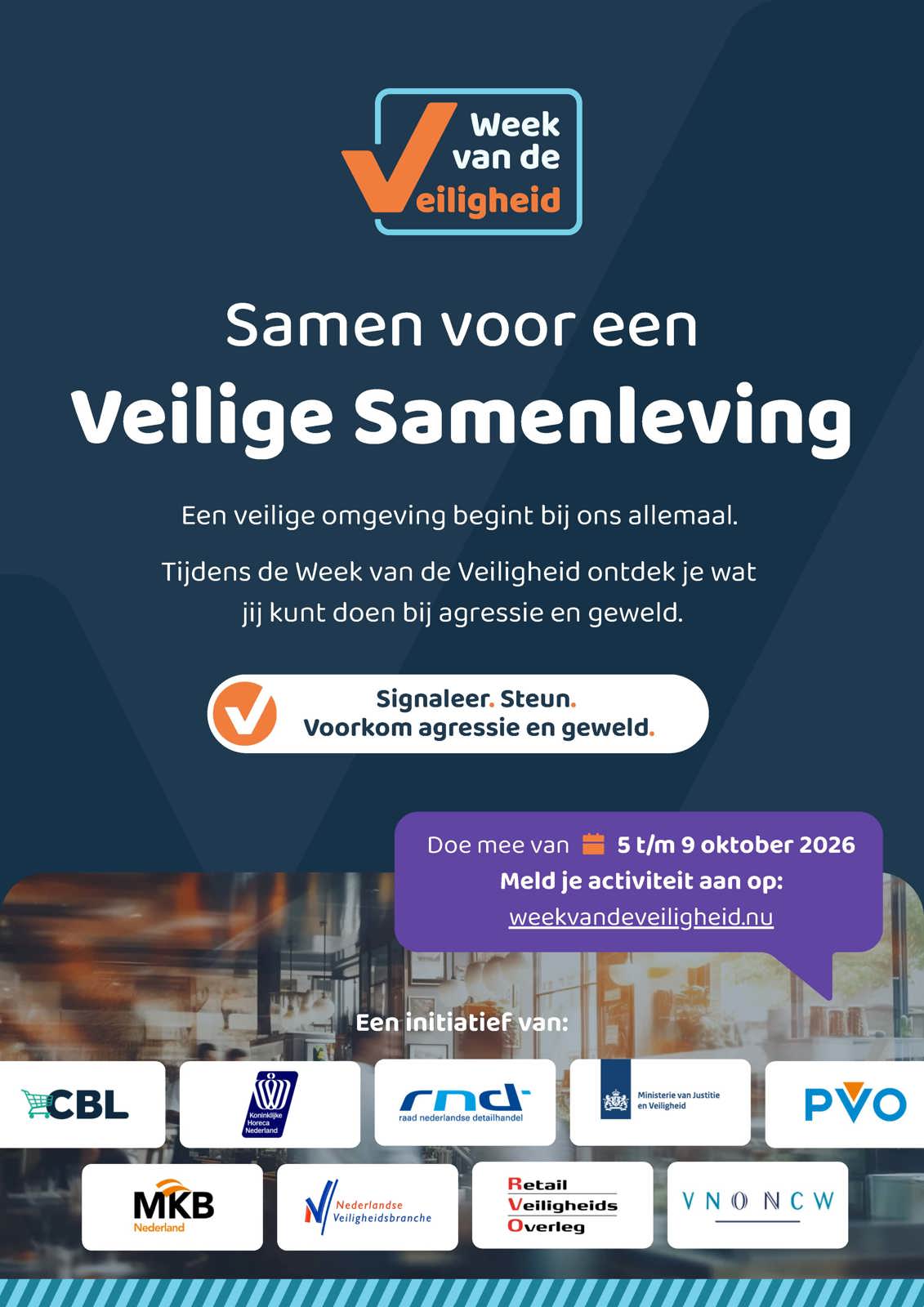 Week van de veiligheid - 5 t/m 9 oktober 2026 